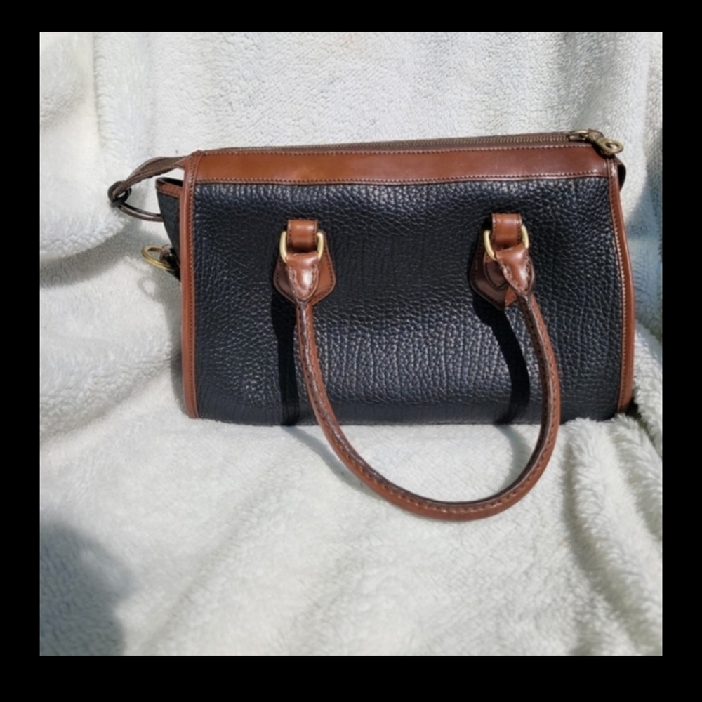 Vintage 90's Black Dooney Bourke Hand Bag Purse - Picture 3 of 10